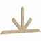 Ekena Millwork Saratoga Rough Sawn Timber Gable Bracket, Douglas Fir, 108"W x 49"H x 2"D x 6"F, 11/12 Pitch GBW108X49X0206SAR00RDF - alternate 3